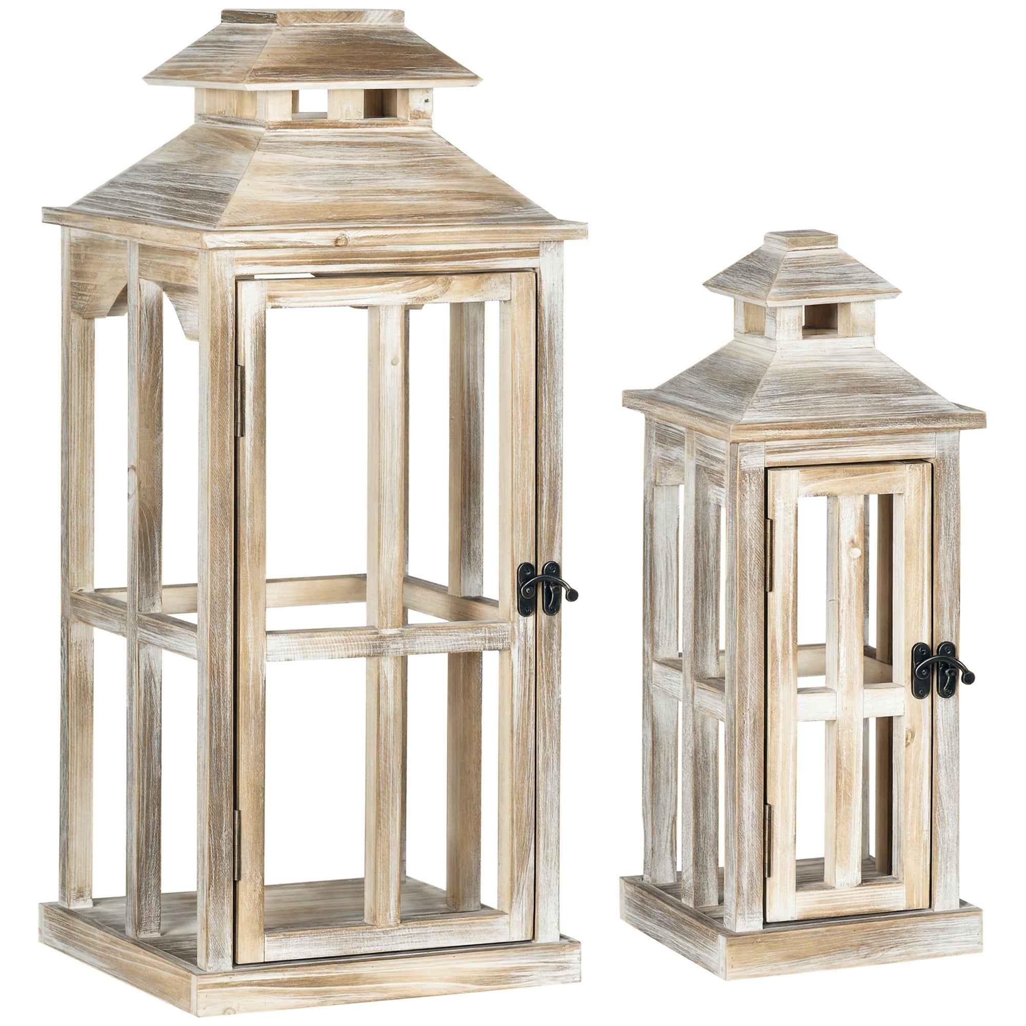 HomCom Wooden Lantern
