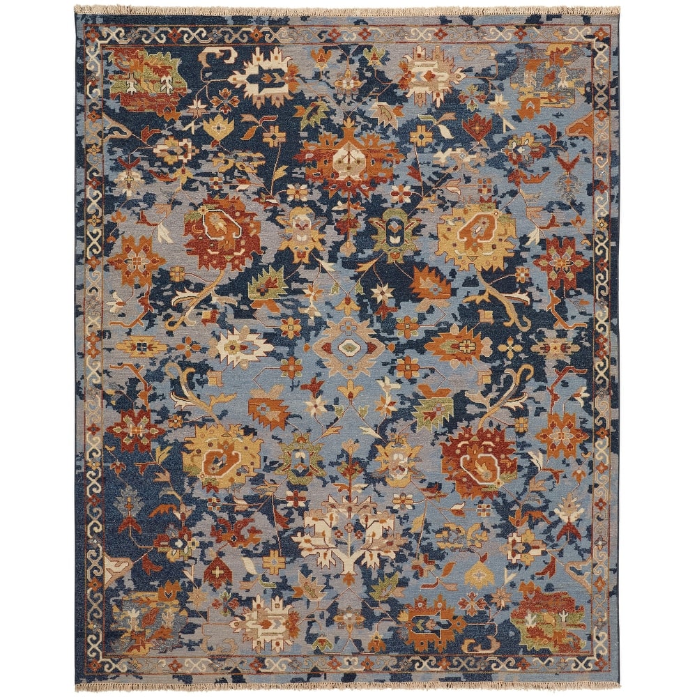 Grand Bazaar Pierson Hand Knotted Floral & Botanical Transitional Area Rug