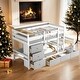 preview thumbnail 2 of 13, Grey Pine Wood Twin over Twin Loft Bunk Bed with Drawers and Ladder,Kids Bed Design