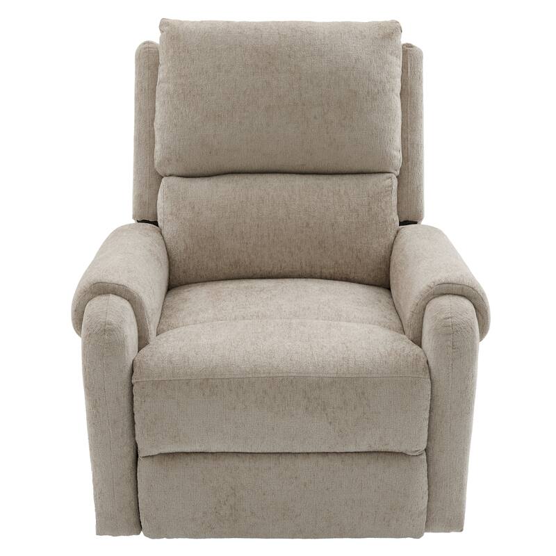 Manual Recliner Massage Recliner Chair Nursery Recliner Chair Swivel Rocker Recliner Sofa with a Side Storage Pocket