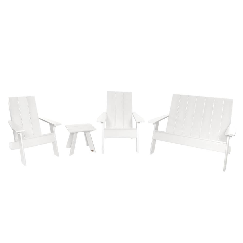 Italica Modern 4-piece Adirondack Patio Set