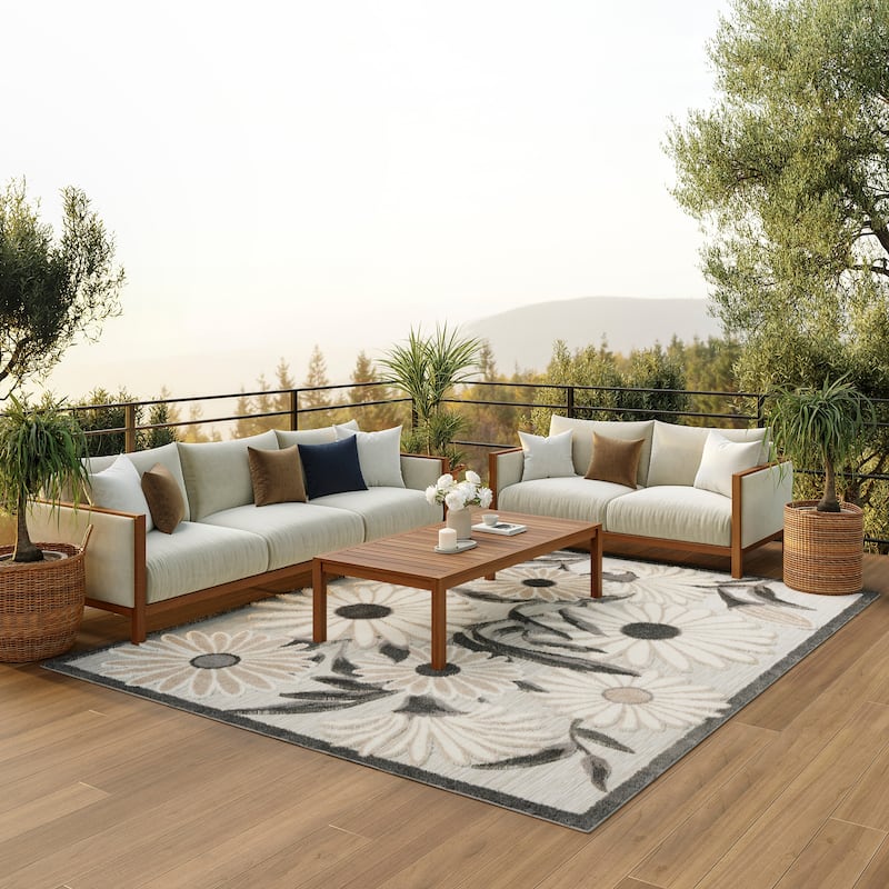 Nourison Aloha Indoor/Outdoor Floral Area Rug