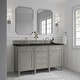 preview thumbnail 21 of 35, James Martin Vanities Brittany 60" Double Vanity, Urban Gray