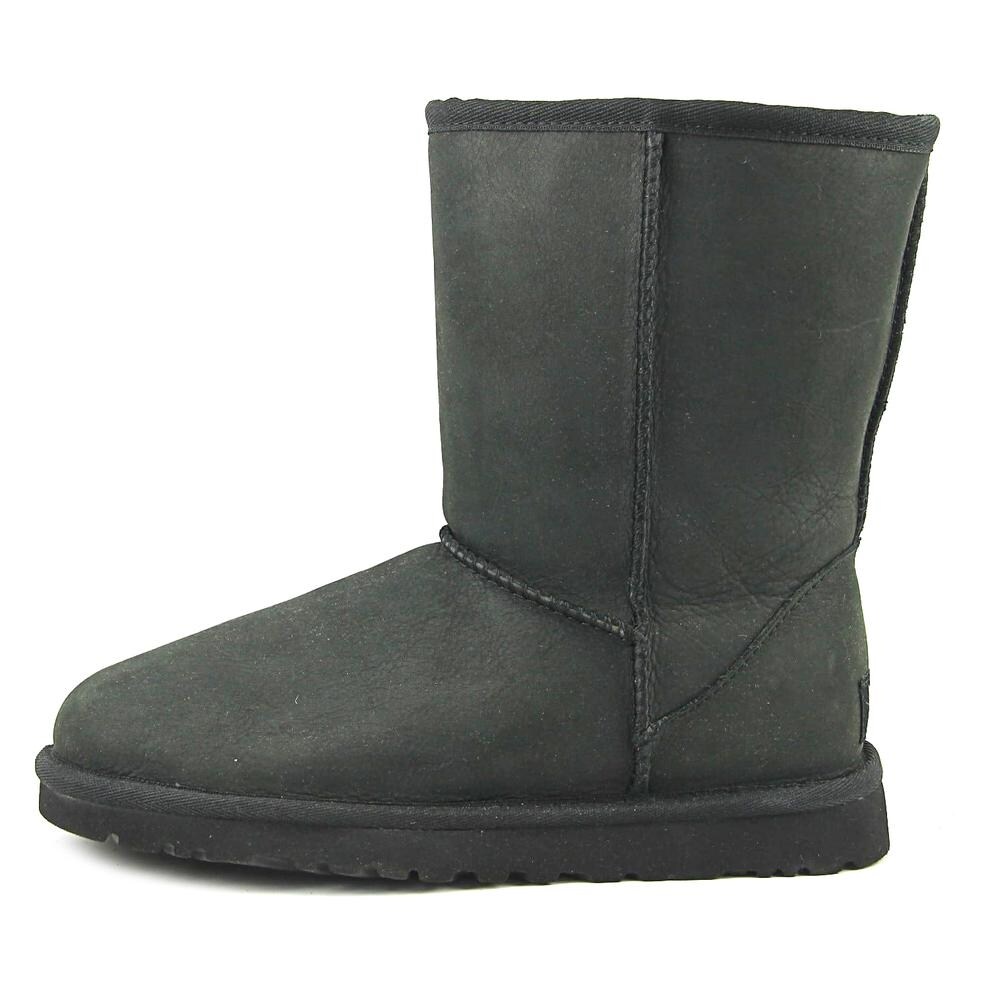 Shop Ugg Australia Classic Short Women Round Toe Suede Black