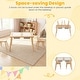 preview thumbnail 8 of 8, Costway Sensory Table Kid’s Table and Chairs Set with Detachable - See Details
