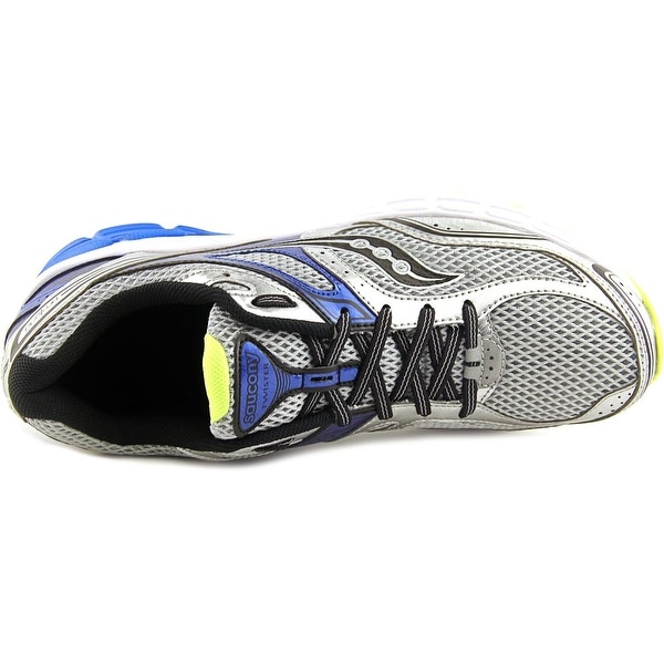 24T4 Saucony Mens Pro/Grid Twister Running Shoes Silver/Blue 