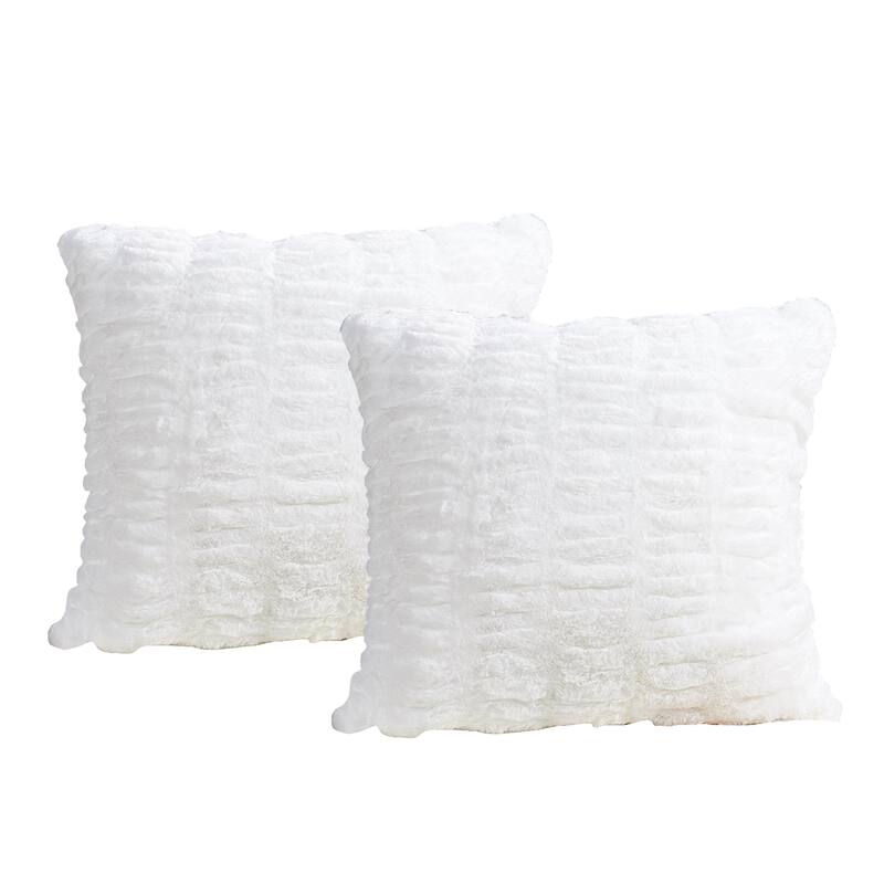 Serenta Shar Pei FauxFur 2 Piece Pillow Shell Set, NO INSERT