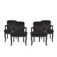 preview thumbnail 32 of 38, Drouin Upholstered Dining Chair (Set of 4) by Christopher Knight Home