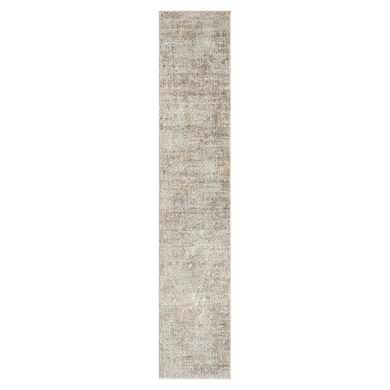 Bailey Transitional Distressed Beige/Brown Performance Indoor Area Rug by Sevita