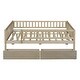 preview thumbnail 28 of 95, Roomfitters Twin Size Daybed Wood Frame with Two Storage Compartments, Space-Saving and Stylish Design for Any Room