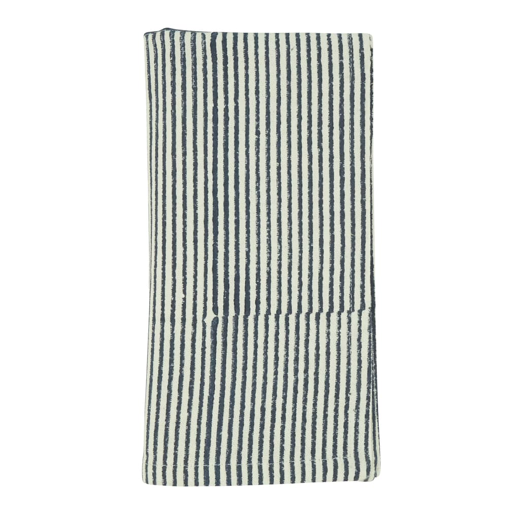 Table Napkins with Block Print (Set of 4)