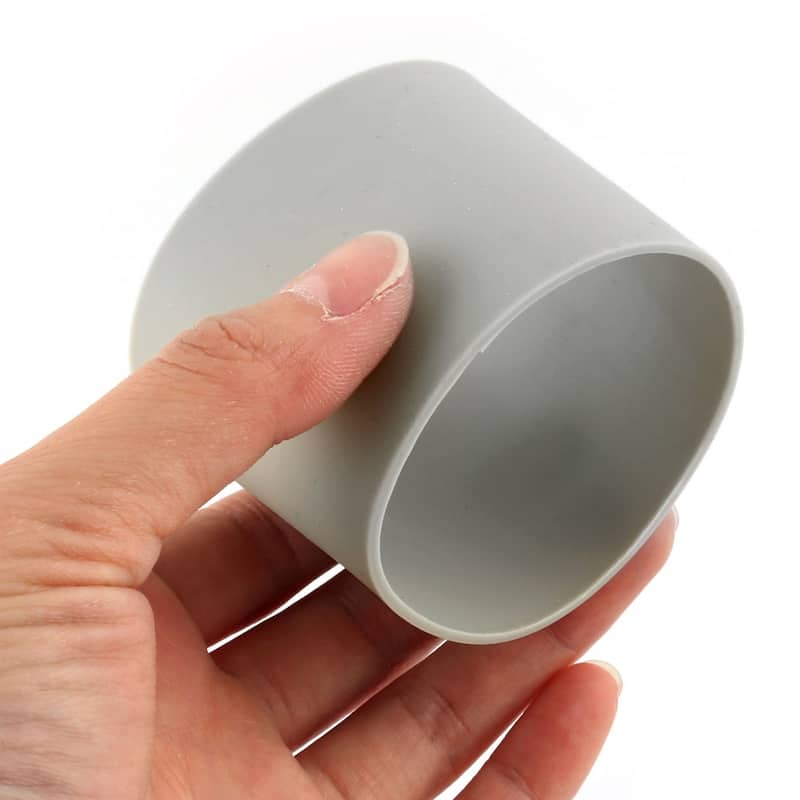 Silicone Expandable Heat Resistant Nonslip Glass Bottle Mug Cup Sleeve