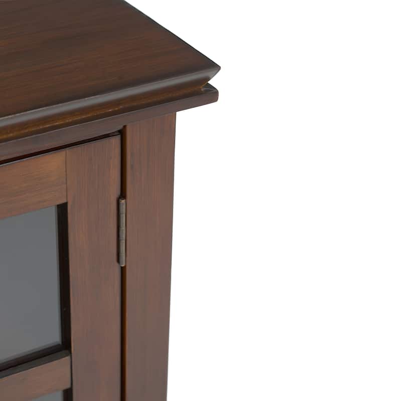 WYNDENHALL Stratford SOLID WOOD 30 inch Wide Low Storage Cabinet - 30"w x 14"d x 31" h
