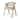 Tabitha Beige Fabric Seat With Light Brown Solid Wood Frame and Cane Back Dining Chair - 23.0L x 21.0W x 30.0H