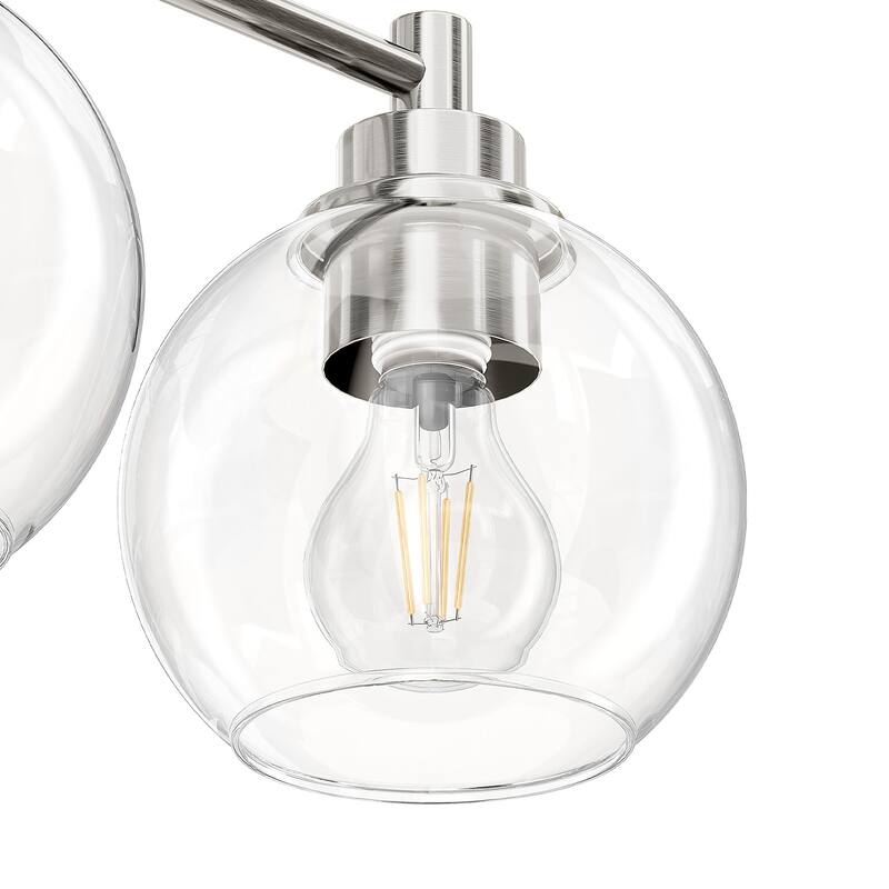 Dimmable Bathroom Vanity Light Globe Glass Shades