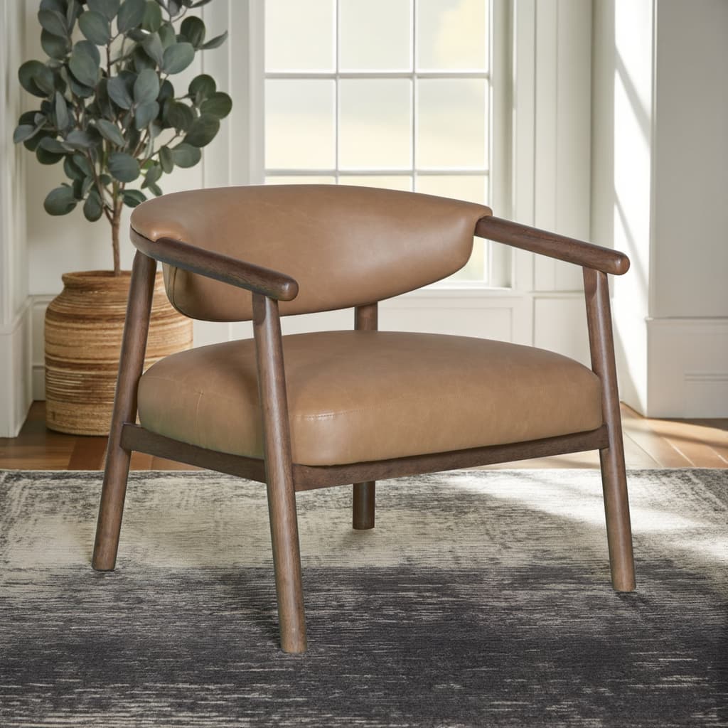 Autumn Mid-Century Modern Accent Chair