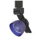12W Integrated Metal and Polycarbonate LED Track Fixture, Black and Blue