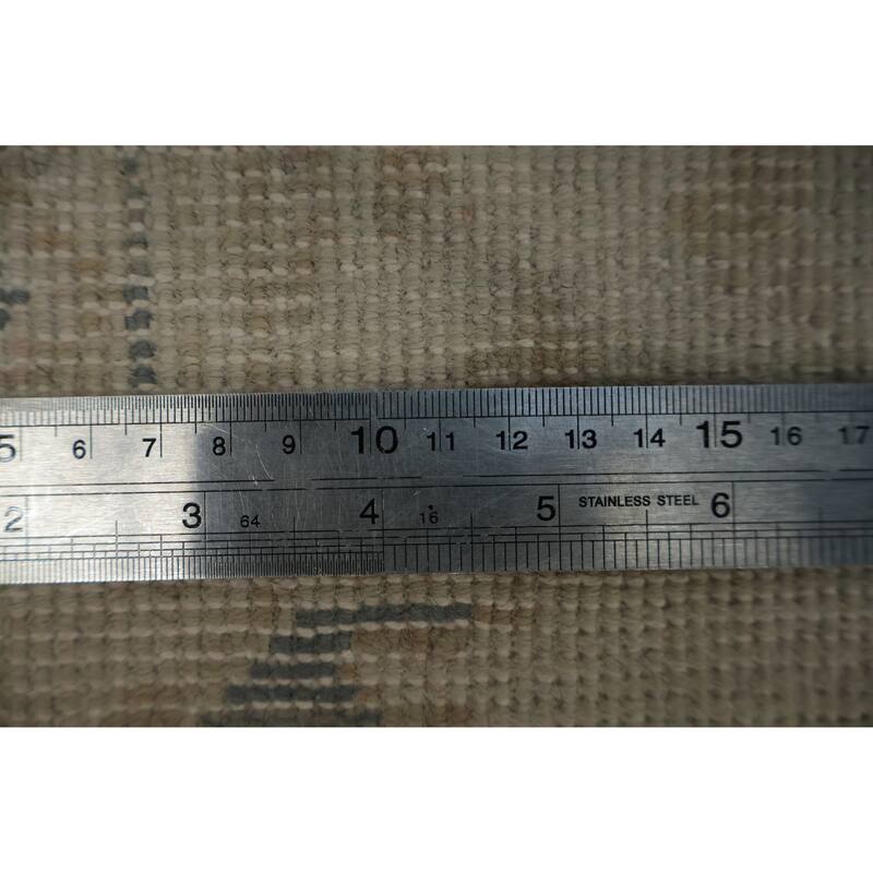 Hand Knotted Oriental 100% Wool Carpet Traditional Floral Brown Ziegler Area Rug - 9' 9'' X 6' 4''