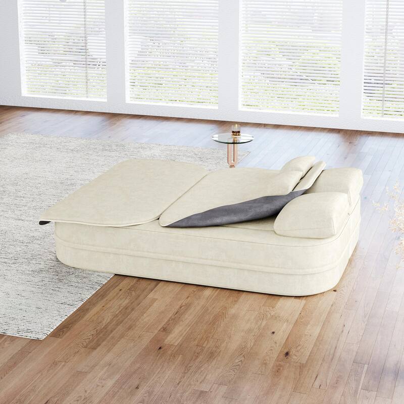 Chenille Folding Mattress Sofa