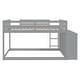 preview thumbnail 30 of 35, Wood Bunk Bed with 4 Drawers and 3 Shelves