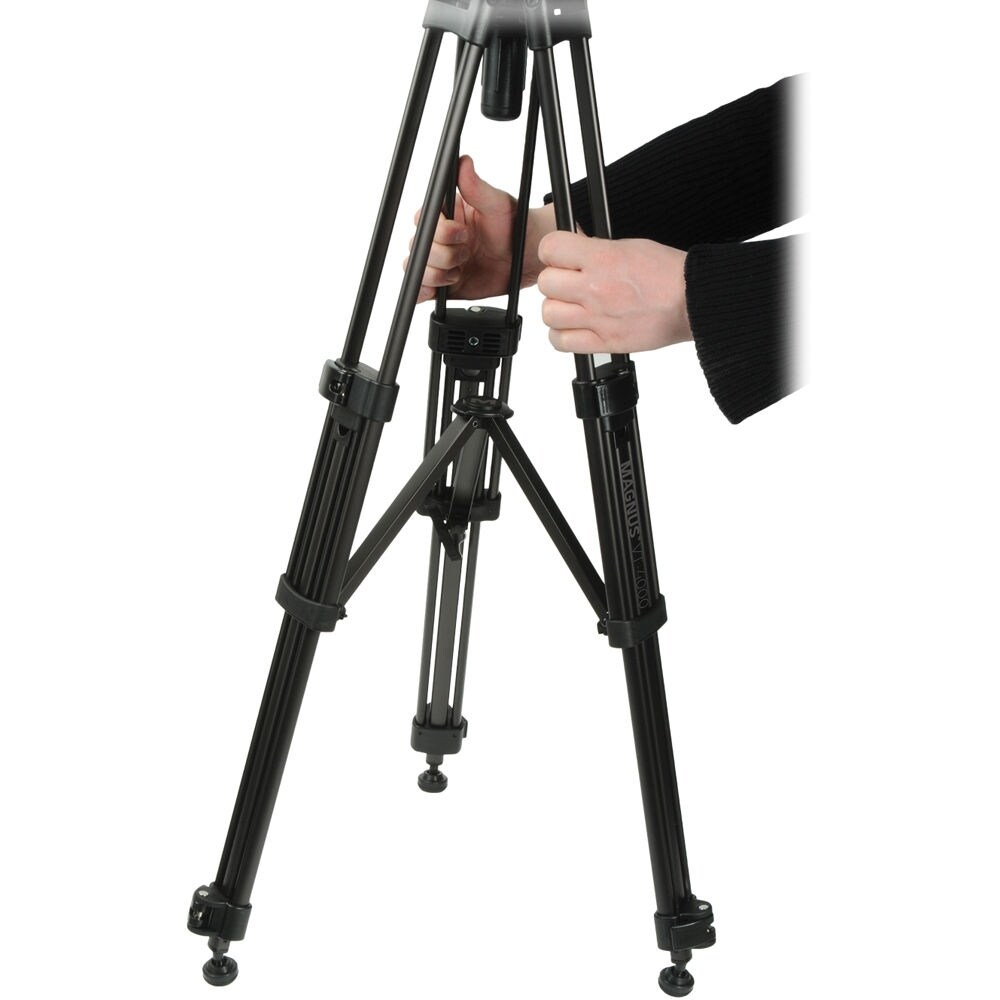 Magnus VT-4000 Video Tripod System /& Universal Tripod Dolly Kit