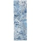 preview thumbnail 61 of 82, SAFAVIEH Handmade Marquee Nazeli Rug 2'3" x 11' Runner - Blue/Grey