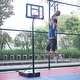 preview thumbnail 4 of 13, Portable Removable Basketball System Basketball Hoop Teenager PVC Transparent Backboard with Adjustable Height 7ft - 8.5ft