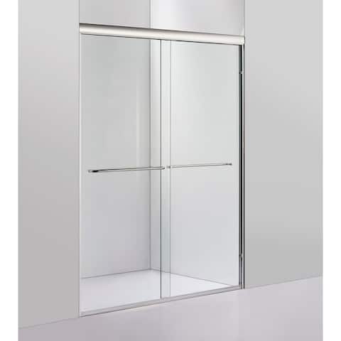 Vanity Art 60 x 72" Bypass Sliding Glass Shower Door 2 Ways Sliding Tub Doors - 72" H x 60" W