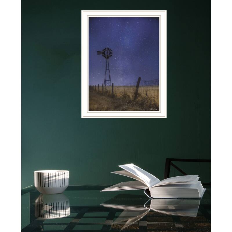 TrendyDecor4U "Starlit Night" Framed Print Wall Art