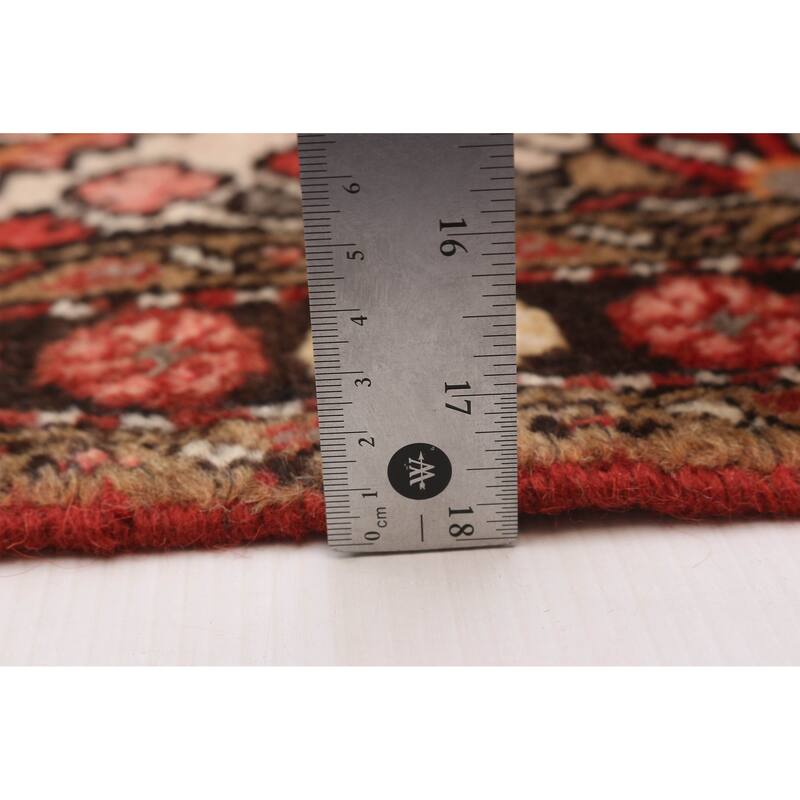 ECARPETGALLERY Hand-knotted Andelz Red Wool Rug - 3'4 x 9'10