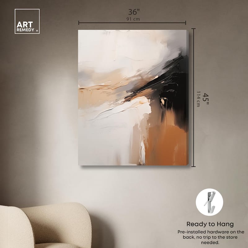 Baked Clay II Canvas by Art Remedy, Gallery Wrapped