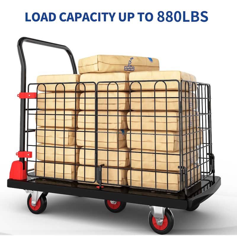 Moasis Folding Utility Cart with Wheels