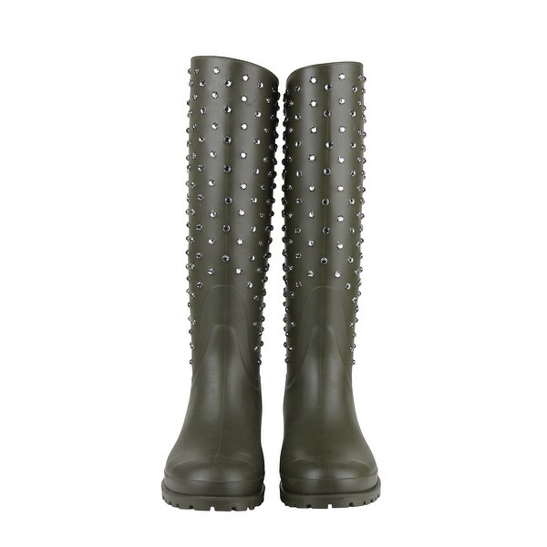 studded rain boots