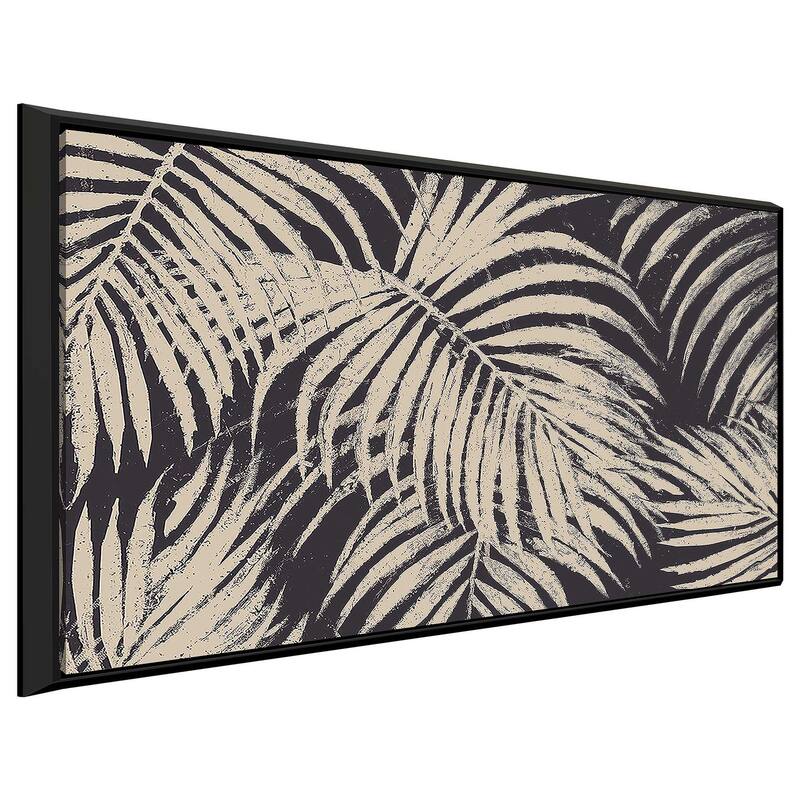 "Windy Beige Palmas" Print on Floating Canvas