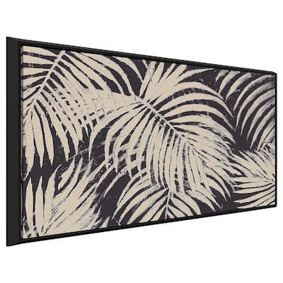"Windy Beige Palmas" Print on Floating Canvas
