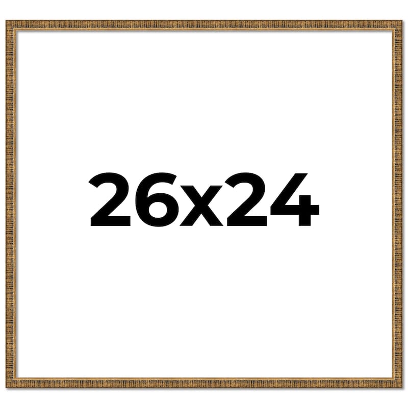26x24 Frame Gold Picture Frame - Complete Modern Photo Frame Includes