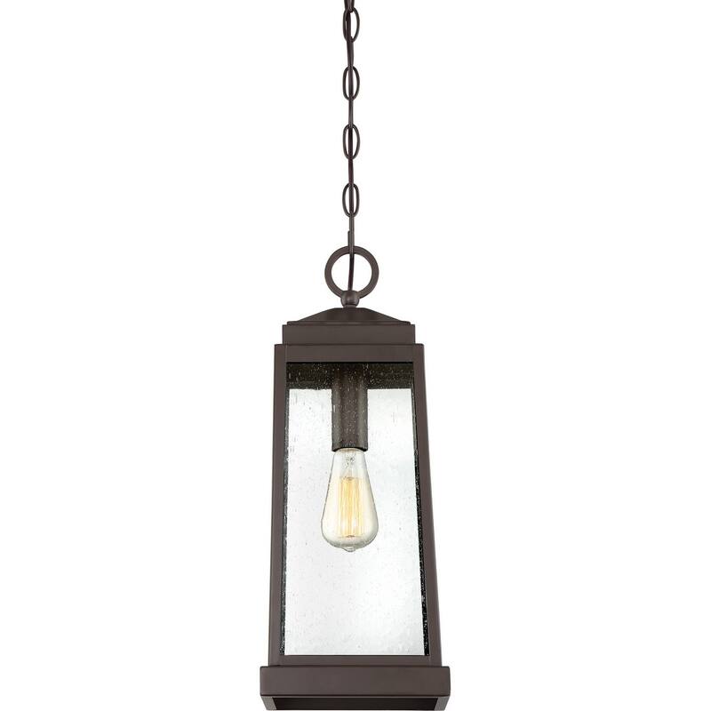 Ravenel 1-Light Outdoor Hanging Lantern in Western Bronze