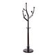 preview thumbnail 24 of 35, Rubberwood Freestanding Coat Rack, Entryway Coat Tree with Hooks - 74"H x 16.5"Dia