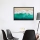 preview thumbnail 14 of 13, iCanvas "Teal Ocean Waves From Above I" by Maggie Olsen Framed
