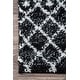 preview thumbnail 20 of 37, Nuloom Beige Geometric Moroccan Trellis Shag Rug