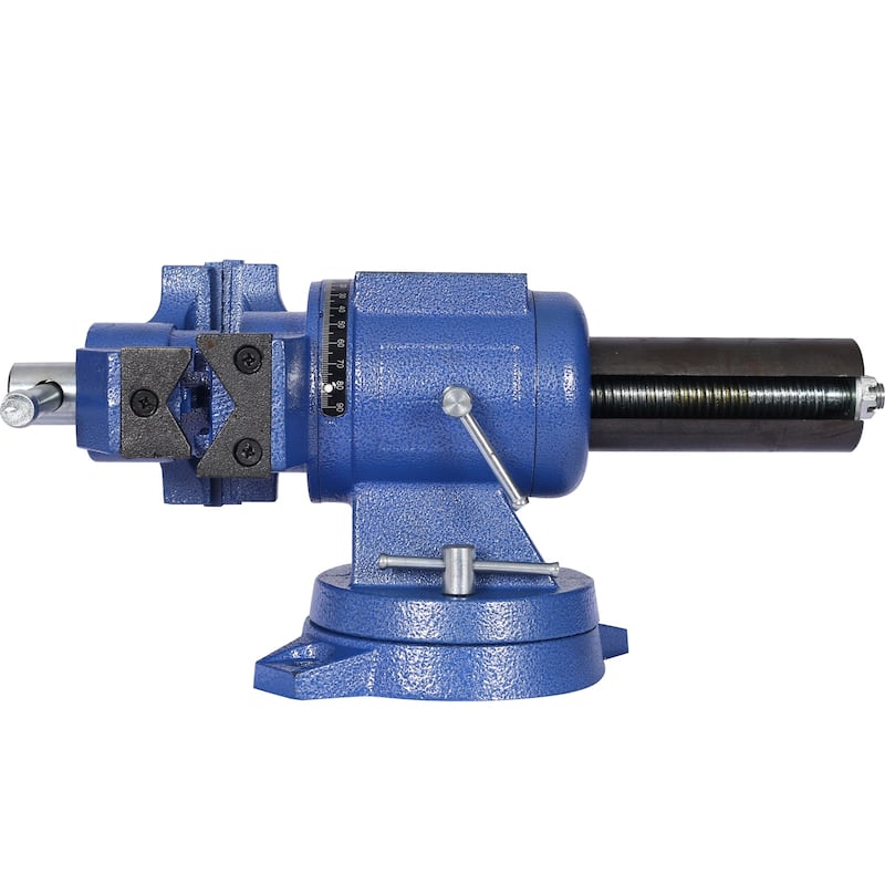 5" Multi-jaw Rotating Bench Vise ,Multipurpose Vise Bench,360-Degree Rotation Clamp on Vise with Swivel Base and Head