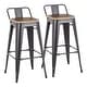 preview thumbnail 2 of 1, Bistro Barstool, Cafe Counter Chair, Patio High Chair, Dining Chair