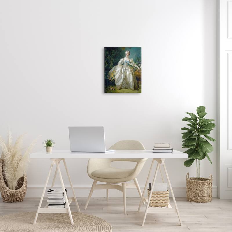 Stupell Madame Bergeret Francois Boucher Classic Painting Canvas Wall Art, Design by one1000paintings