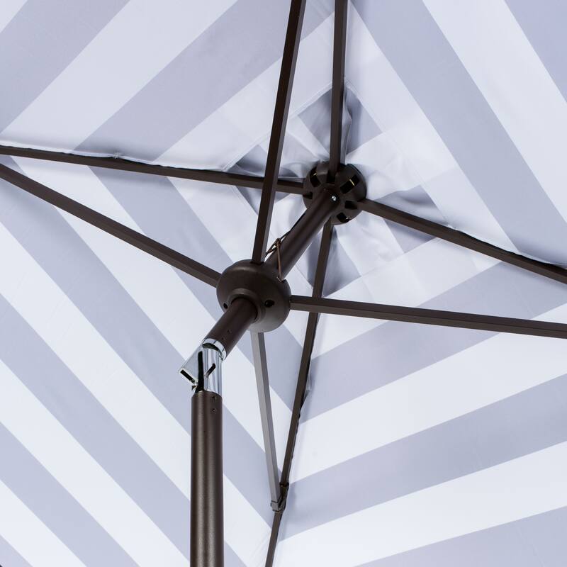 SAFAVIEH Outdoor Anabelle Fashion Line 7.5 Ft Square Umbrella, Base Not Included