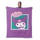 preview thumbnail 5 of 16, Sanrio My Melody and Kuromi Silk Touch Throw Blanket