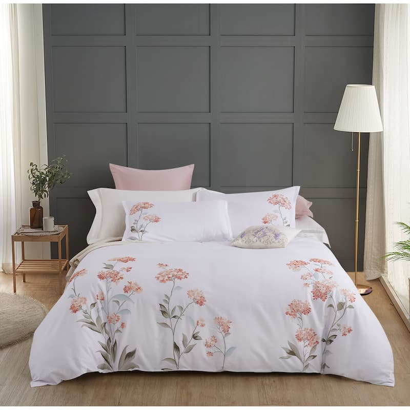 Broderie ensemble housse de couette Collection Hydrangea Embroidery Duvet Set (6 Color)