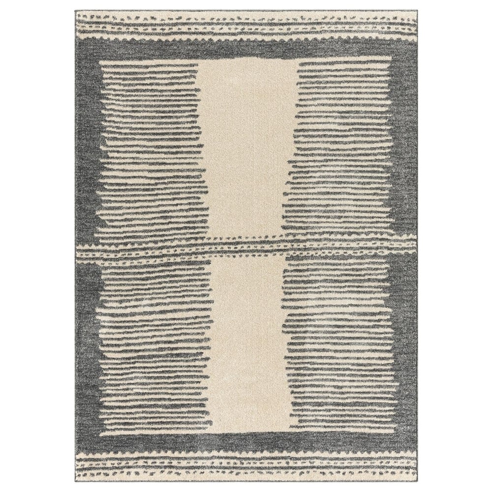 Luxe Weavers Moroccan Lines Geometric Area Rug, Stain-Resistant Carpet