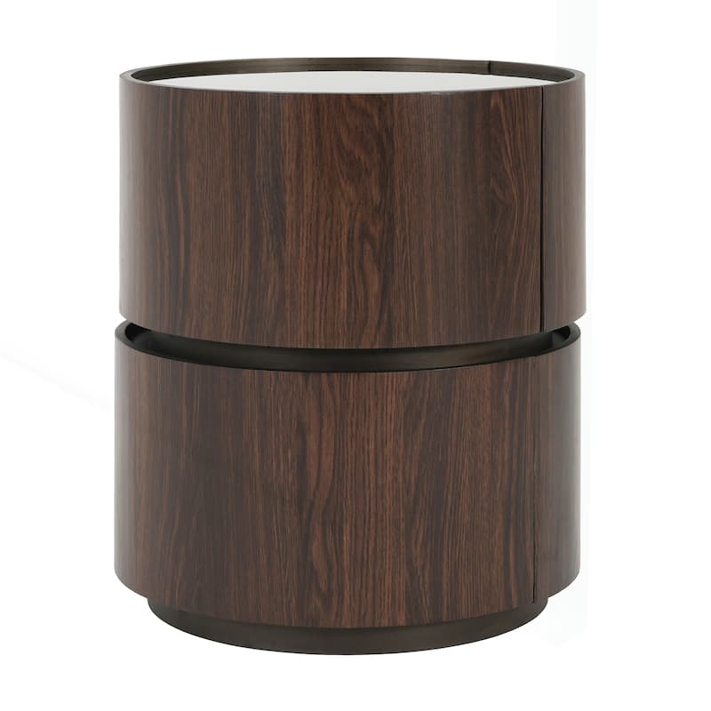 Chic Double-Layer Storage Side Table with Modern Design for Versatile Use