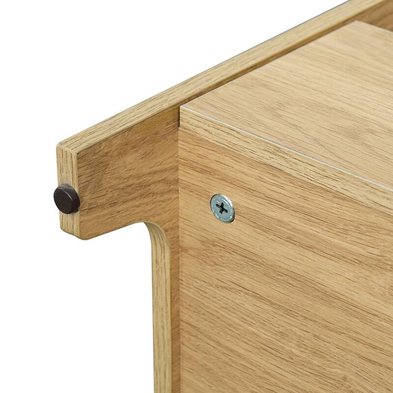 2-Piece of Modern 2 IN 1 Cat Furniture Set, Cat Litter Box Enclosure Side Table, Cat House with Storage