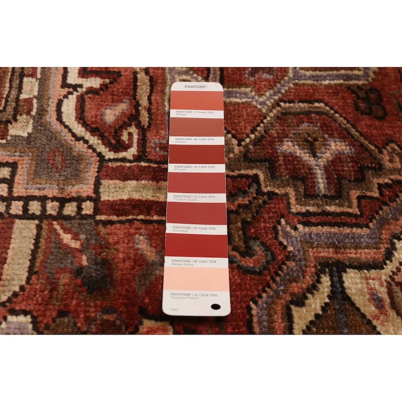 ECARPETGALLERY Hand-knotted Sarabi Dark Copper Wool Rug - 6'8 x 10'6
